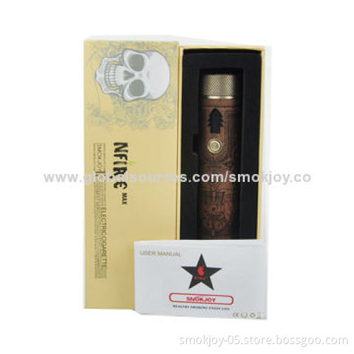Smokjoy N-fire Max Electronic Cigarette Wood Mod, OEM Orders Welcomed